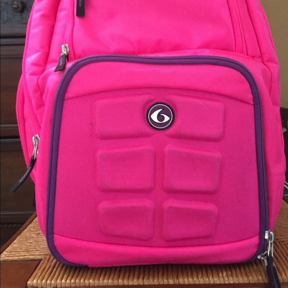 pink six pack bag